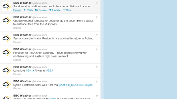 Хакери Асада зламали акаунти Бі-бі-сі в Twitter