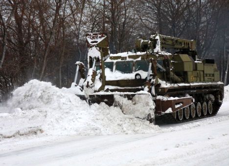 Непогода парализовала три западные области Украины