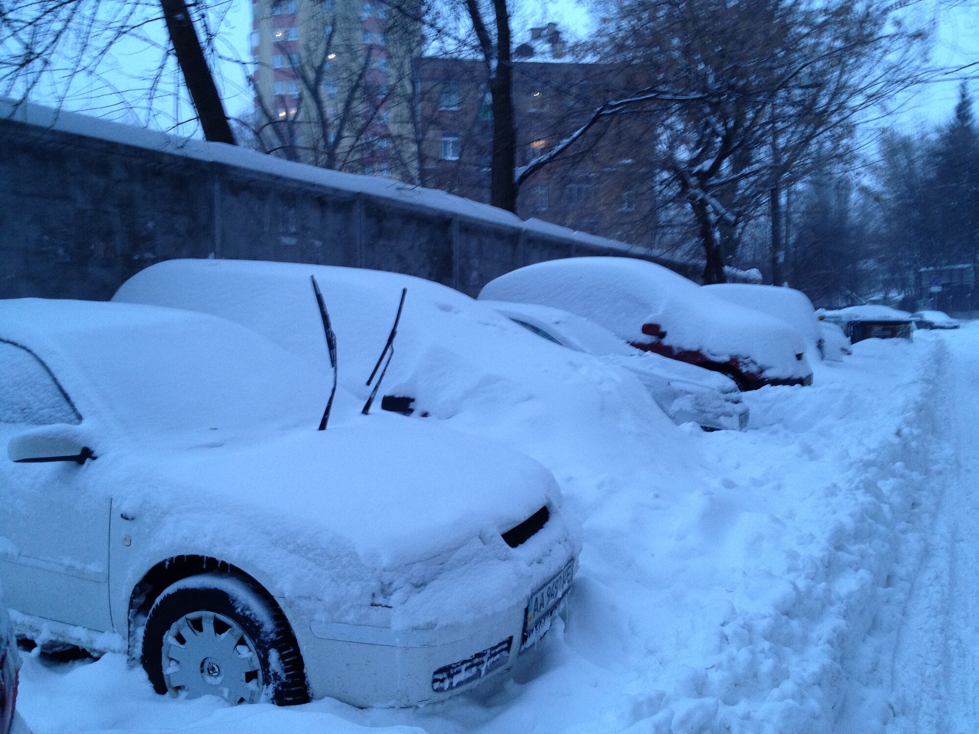 Київ під снігом