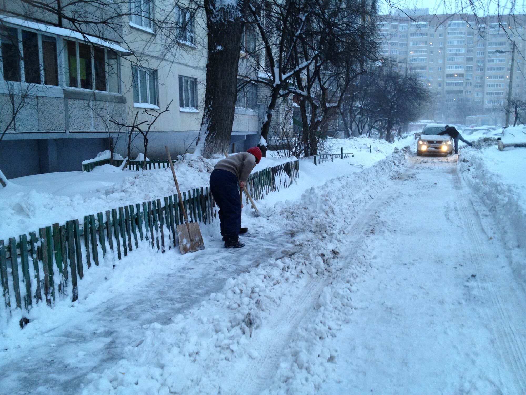 Киев под снегом