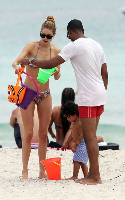Дауцен Крез веселится с семьей в Майами. Фото