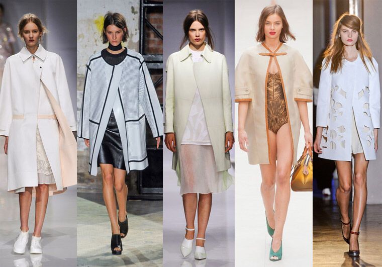 Модные пальто и плащи весна-лето 2013