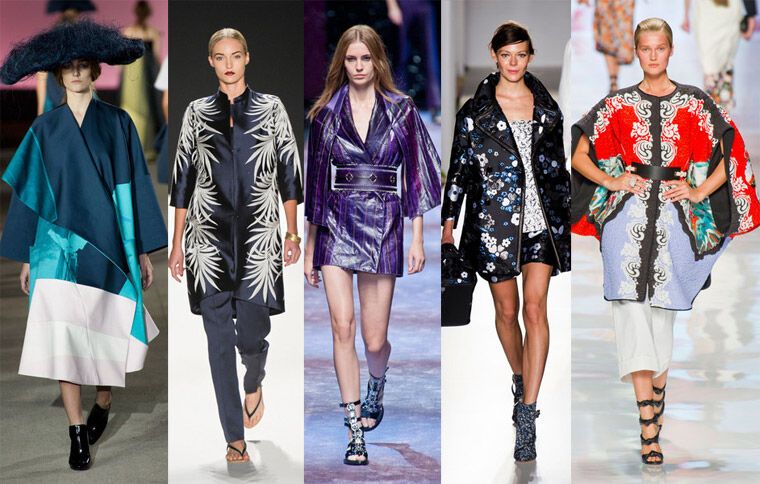 Модные пальто и плащи весна-лето 2013