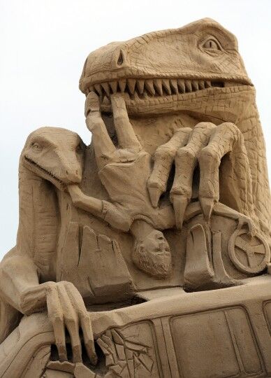 Фестиваль песчаной скульптуры в Уэстоне