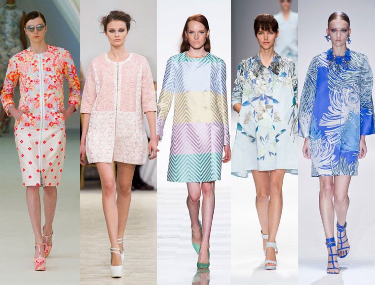 Модные пальто и плащи весна-лето 2013