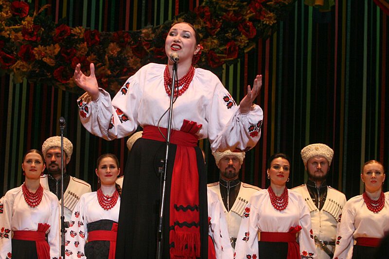 Виступ Кубанського козачого хору в Києві