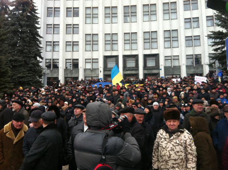 Кількість "повстанців" у Тернополі зросла до 5 тис. - міліція