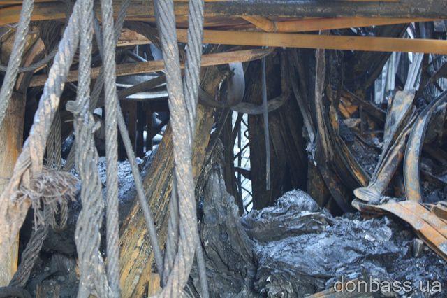 Вуглегірська ТЕС залита водою, а від вогню розплавився метал