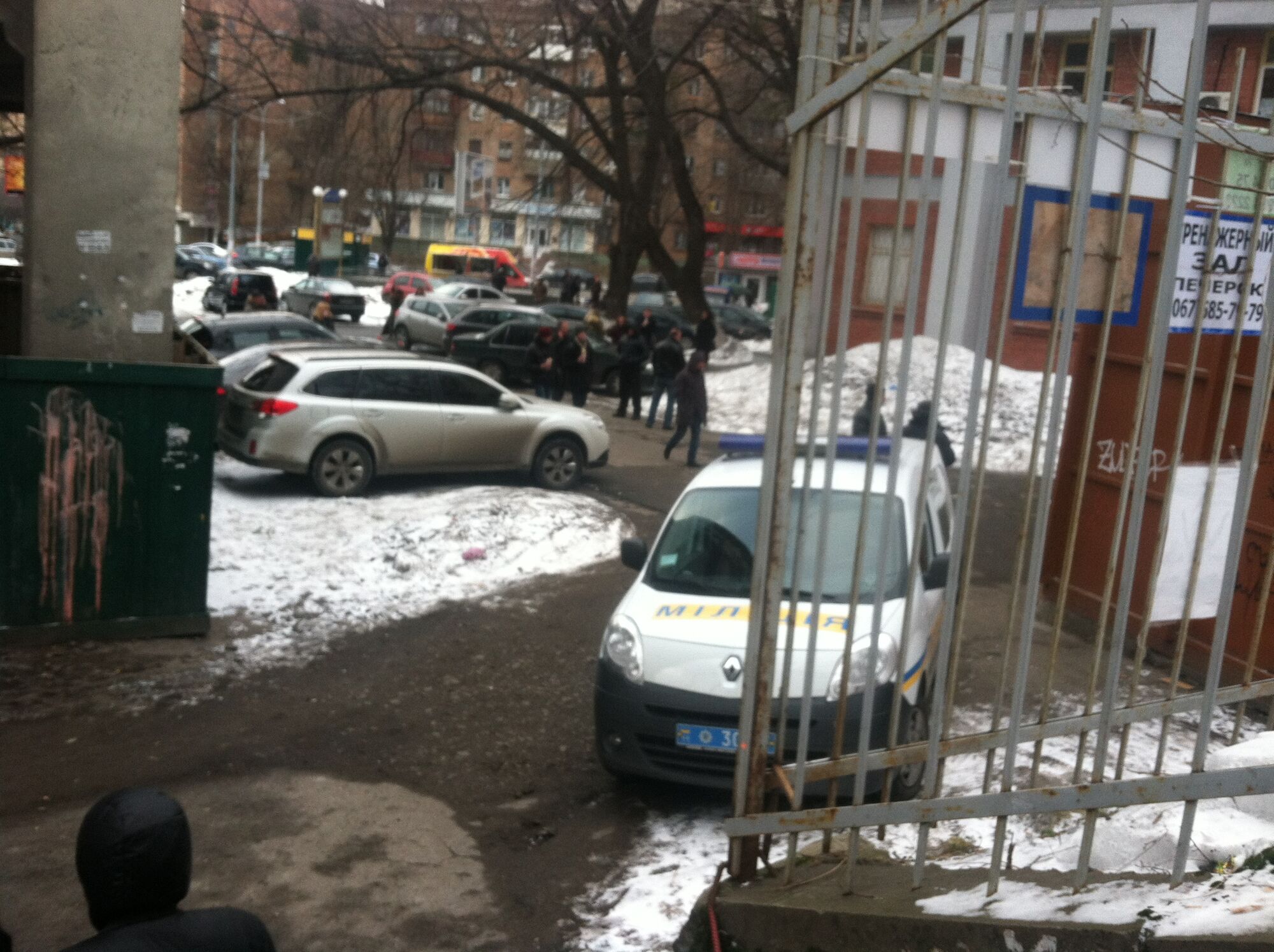 На Кловской что-то "бабахнуло". Фото. Видео