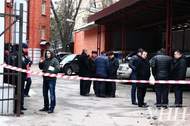 В Киеве взорвали автомобиль Рабиновича. Видео