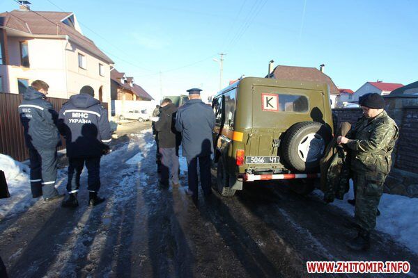 В жилом доме Житомира взорвался снаряд. Видео