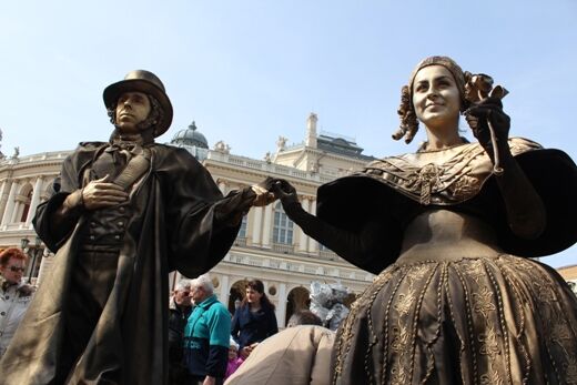 Фестиваль живых скульптур на Юморине-2013