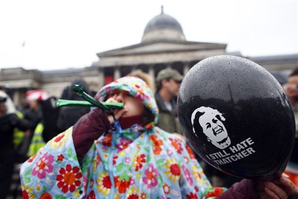 У Лондоні на мітингу супротивників Тетчер затримали 16 осіб