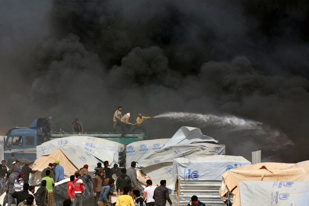 Лагеря для сирийских беженцев