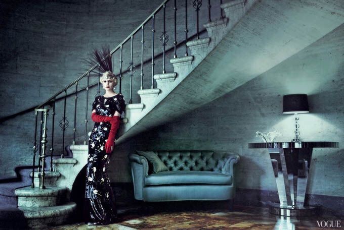 Кэри Маллиган в образе Дэйзи для Vogue 