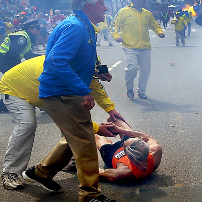 Ветеран бостонского марафона чудом уцелел в эпицентре взрыва