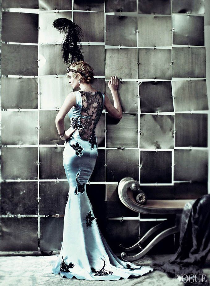 Кэри Маллиган в образе Дэйзи для Vogue 