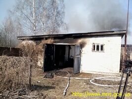 В Житомирской области горели склады предприятия