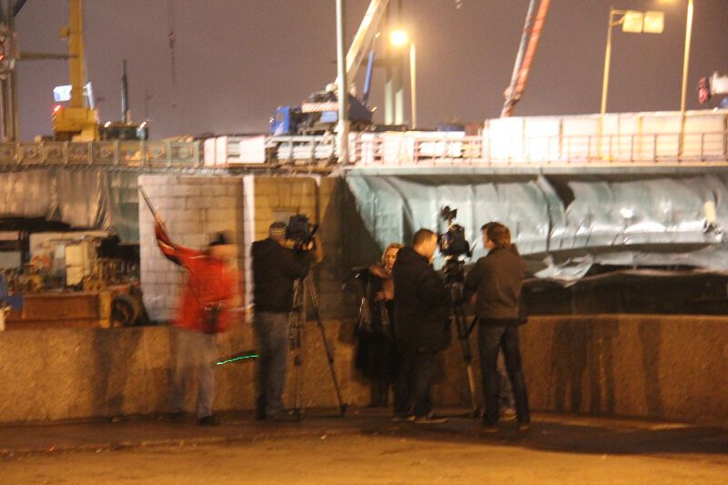 У Санкт-Петербурзі від удару об опору Палацового моста затонув катер