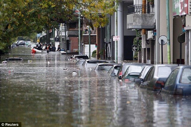 В аргентинской столице проливные дожди убили пять человек