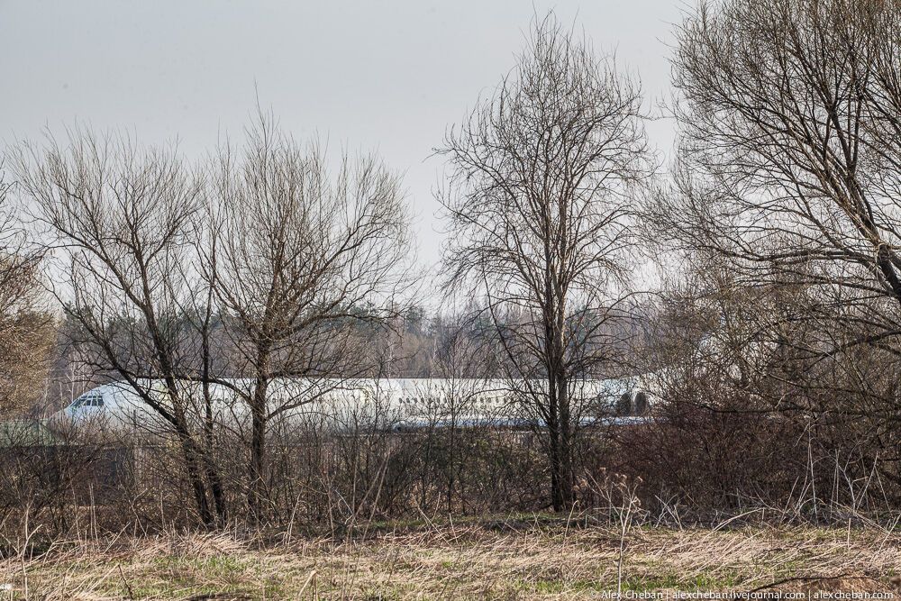 Літак Брежнєва в українському городі