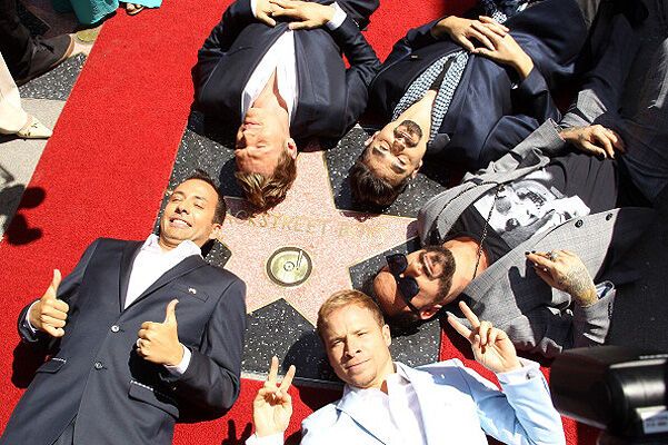 Backstreet Boys получили звезду на Аллее Славы. Фото