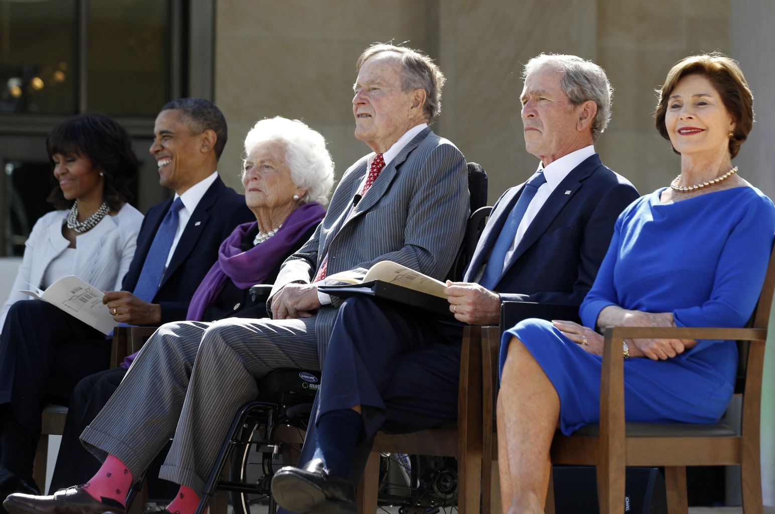 Буш-молодший урочисто відкрив свій Президентський центр