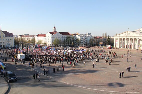 МВД: оппозиция митинговала в Чернигове без нарушений