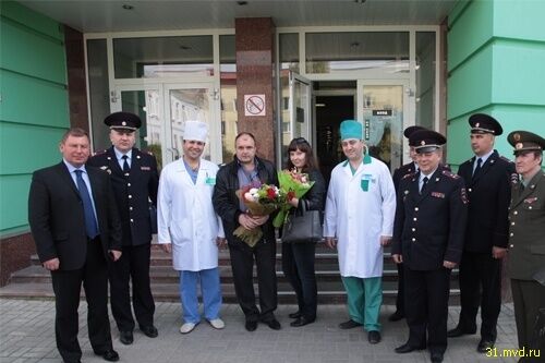 Майора, затримав білгородського вбивцю, виписали з лікарні