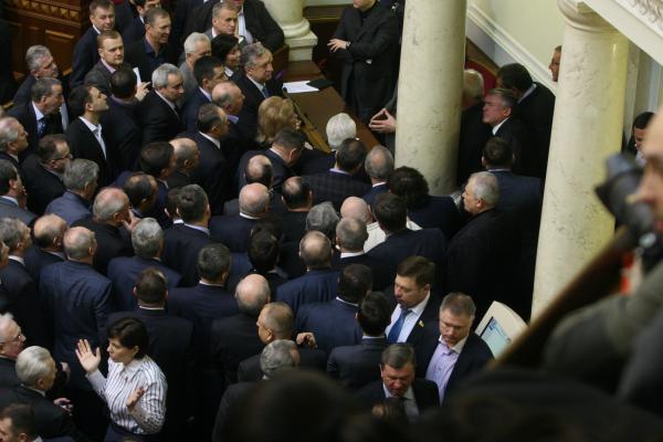 Рада заблокирована четвертый день подряд