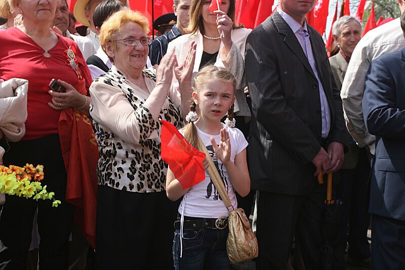 Первомайская демонстрация в Киеве