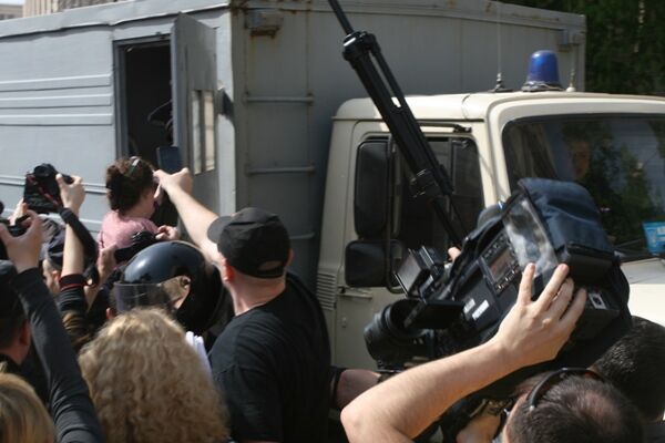 На митинге КПУ милиция задержала четырех хулиганов