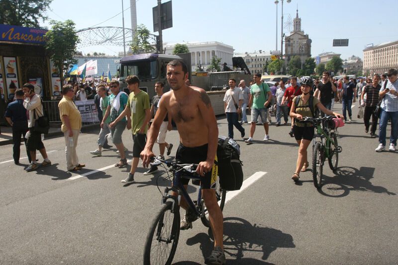 Битва митингов в Киеве: чей больше