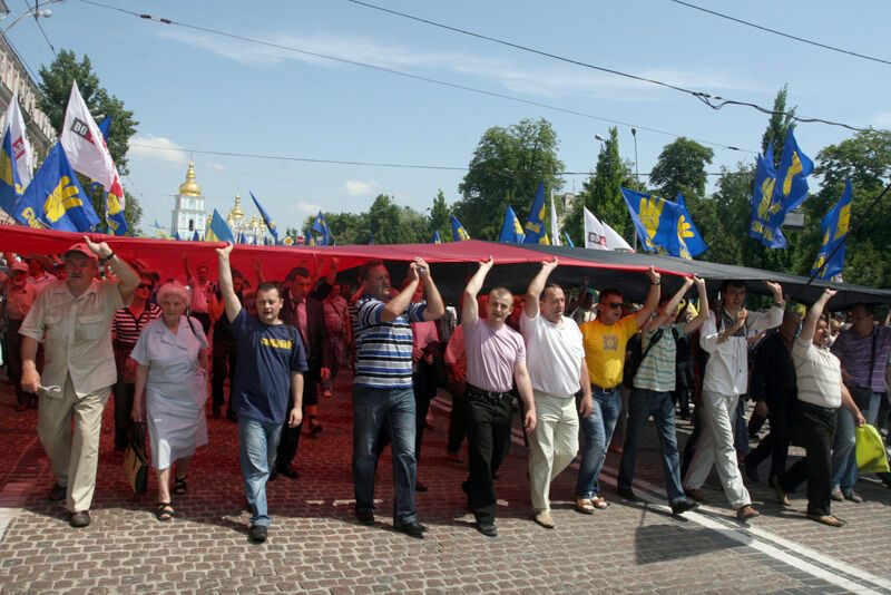 Битва митингов в Киеве: чей больше