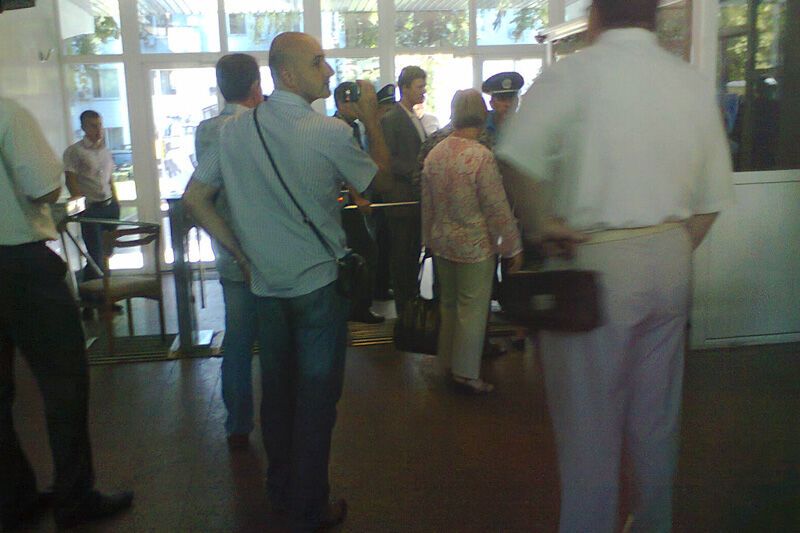 Журналісти мітингують під МВС