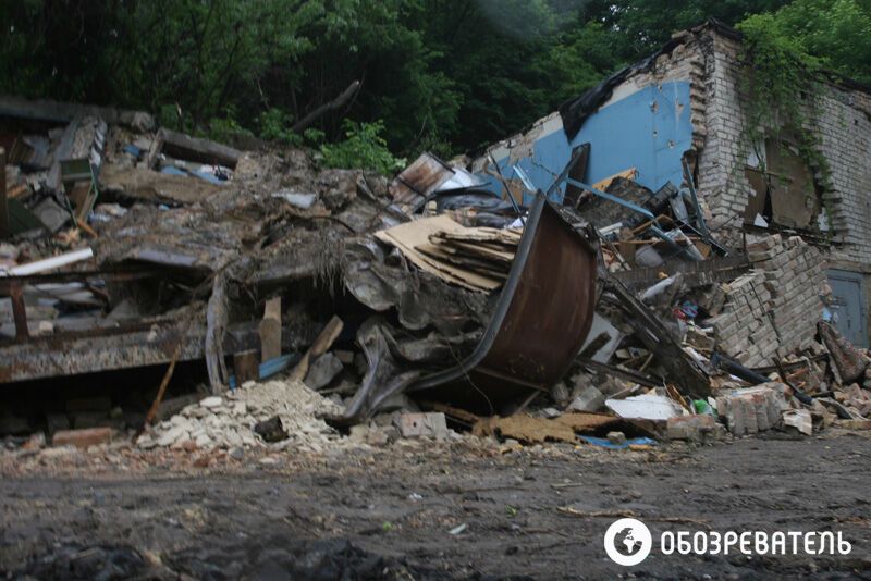 Оползень в Киеве: разрушено более десятка гаражей