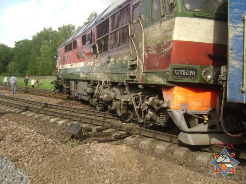 У Білорусі потяг з українцями потрапив в аварію