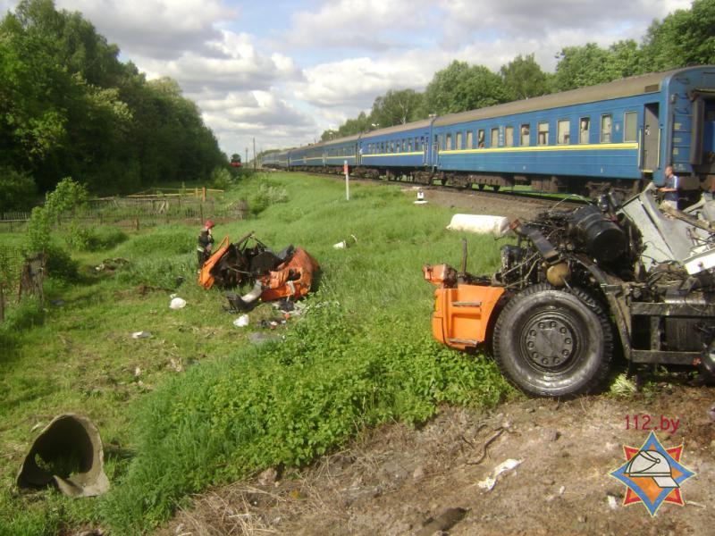 В Беларуси поезд с украинцами попал в аварию