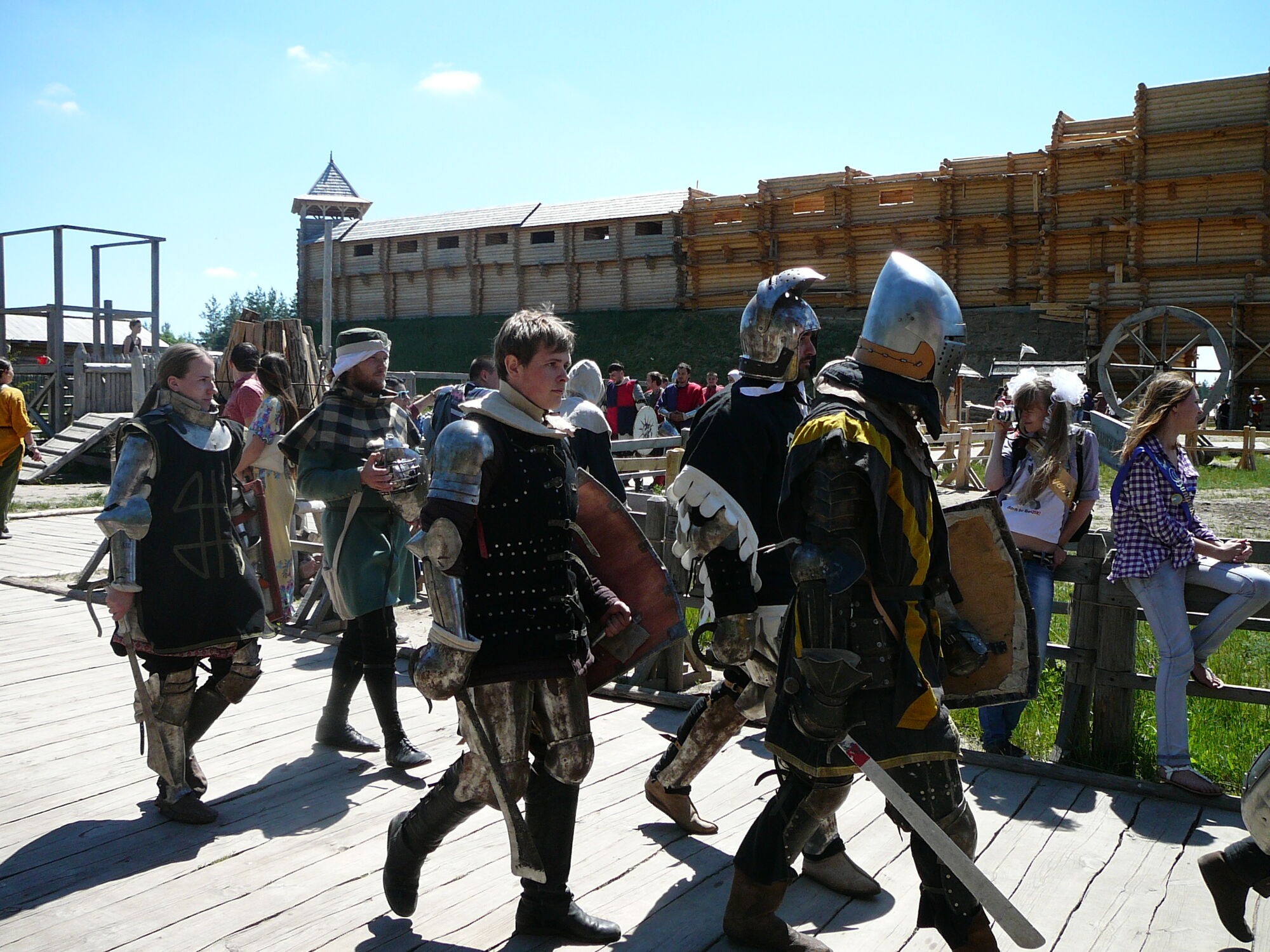 Лицарі в "Київській Русі" зійшлися в "стінці на стінку": у глядачів аж дух захоплювало