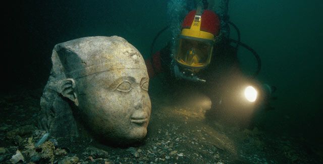 Ученые бьются над загадкой затонувшего города Гераклион