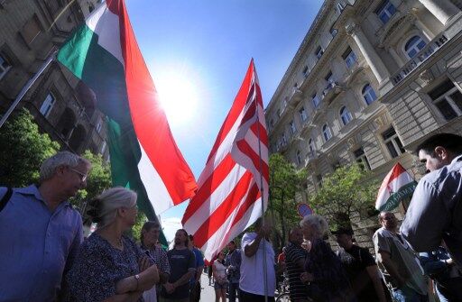 В Будапеште прошла антиеврейская демонстрация
