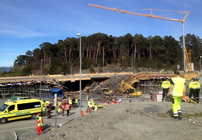 В Норвегии рухнул строящийся мост: есть пострадавшие