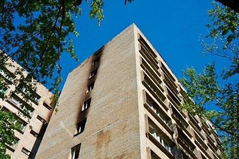 Пожар в общежитии Харькова: два человека все еще в больнице