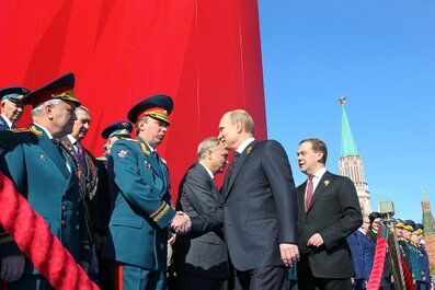 У московському параді Дня перемоги брало участь 11 тис. військових