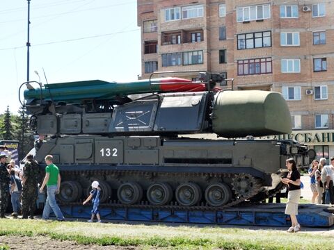 За Горлівці пройшла військова техніка