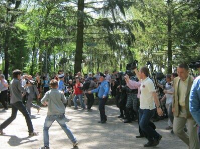 В Тернополе произошли стычки свободовцев и милиции