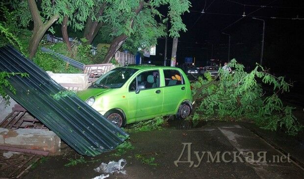 Ураган порвал Одессу