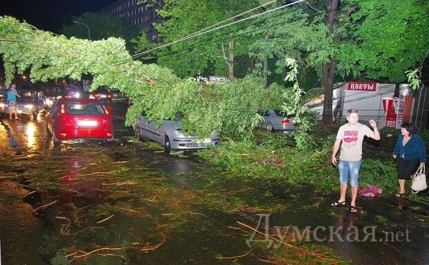 Ураган порвал Одессу