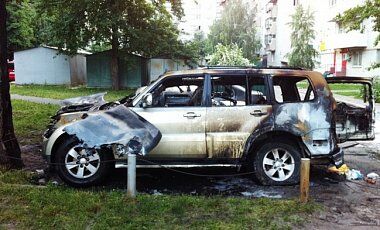Главе броварского УДАРа сожгли автомобиль
