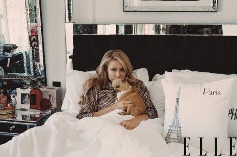 Пэрис Хилтон провела ELLE по своим хоромам